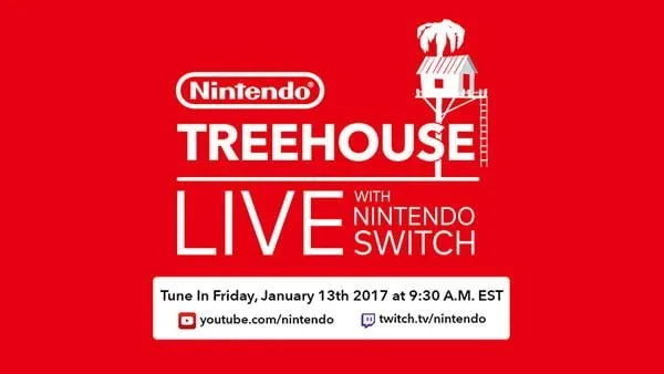 Nintendo Treehouse Live con Nintendo Switch como protagonista el 13 de enero
