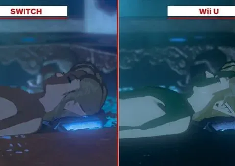 Comparación en vídeo entre las dos versiones de ‘The Legend of Zelda: Breath of the Wild’