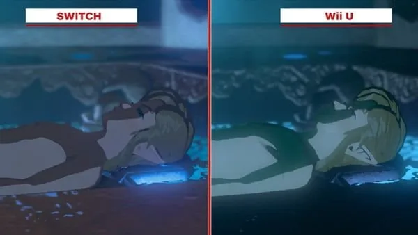 Comparación en vídeo entre las dos versiones de ‘The Legend of Zelda: Breath of the Wild’