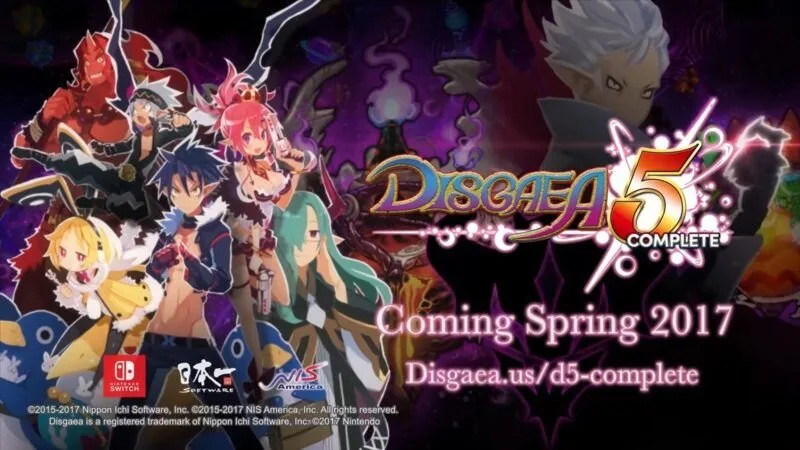 Tráiler de ‘Disgaea 5 Complete’ que llegará a Switch en primavera de 2017