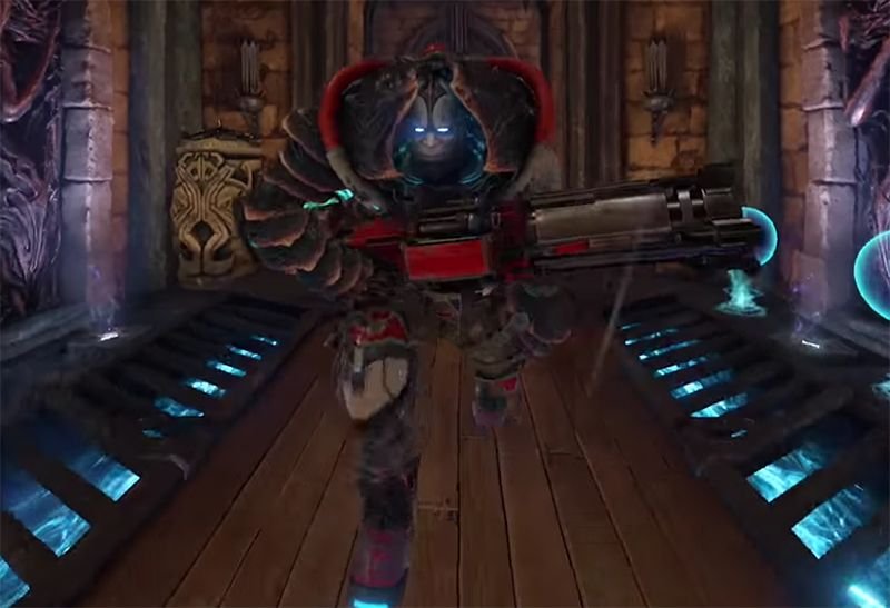 Tráiler de presentación de Scalebearer, campeón de ‘Quake Champions’