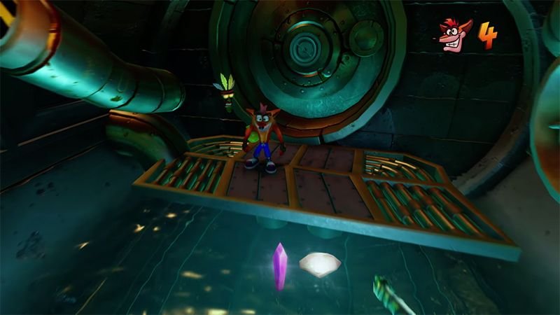 Gameplay del nivel “Sewer or Later” de ‘Crash Bandicoot N. Sane Trilogy’