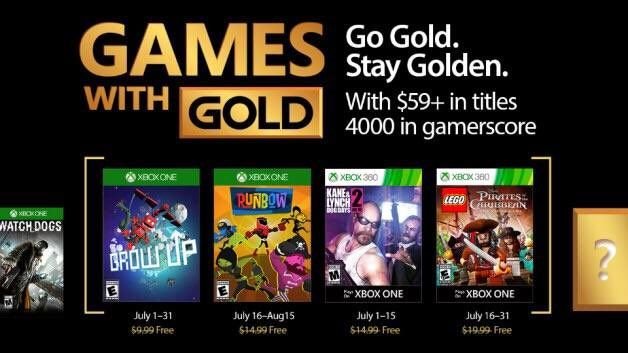 Confirmados los juegos que se lanzarán en julio con ‘Games with Gold’