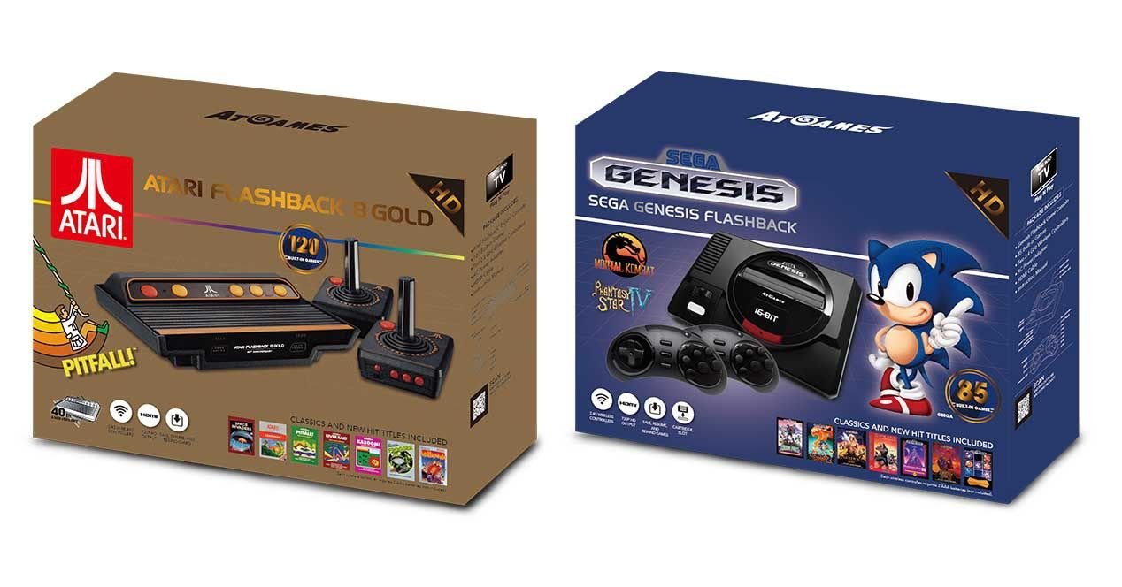 Las consolas clásicas de Sega y Atari llegan en septiembre