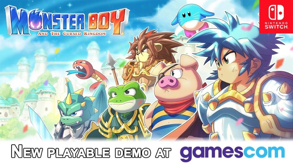 ‘Monster Boy and the Cursed Kingdom’ podrá jugarse en Switch durante la Gamescom 2017