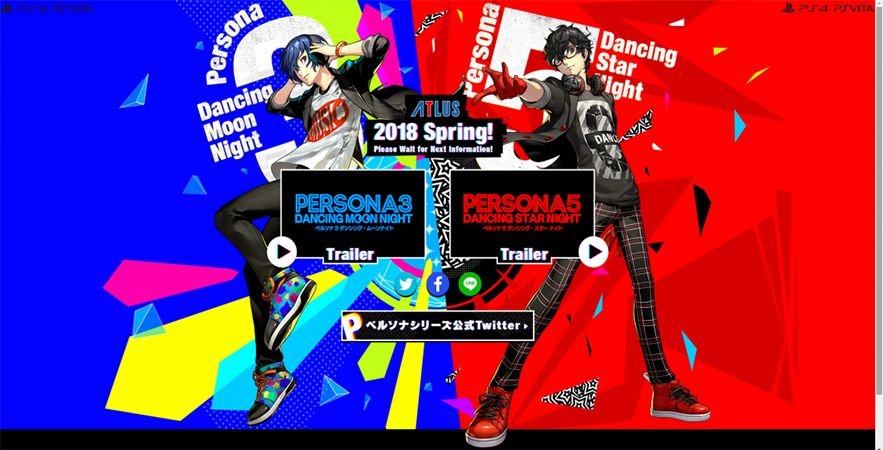 ‘Persona 3: Dancing Moon Night’ y ‘Persona 5: Dancing Star Night’ anunciados para PS4 y PS Vita