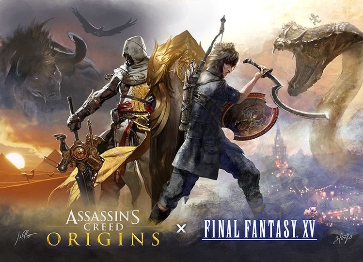 Se anuncia una colaboración entre ‘Assassin’s Creed: Origins’ y ‘Final Fantasy XV’