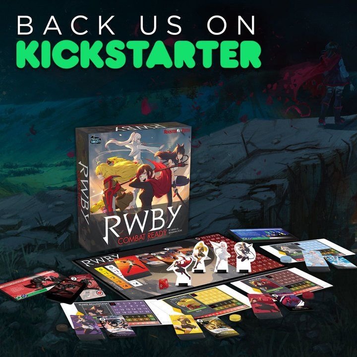 Ya es posible financiar el juego de mesa ‘RWBY: Combat Ready’ en Kickstarter