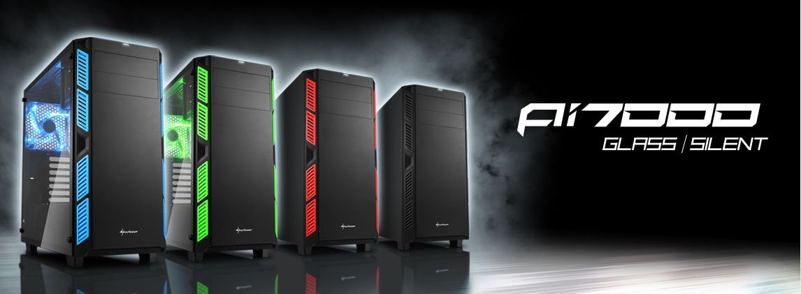 Sharkoon presenta sus de cajas de PC AI7000 Silent y AI7000 Glass