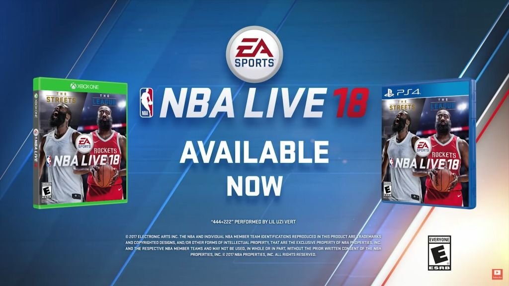 ‘NBA Live 18’ ya está disponible y se muestra su tráiler de lanzamiento