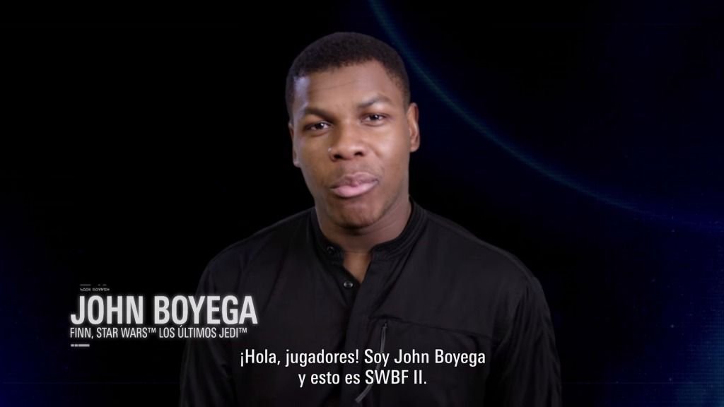 El actor John Boyega nos presenta los modos y mapas de ‘Star Wars Battlefront II’