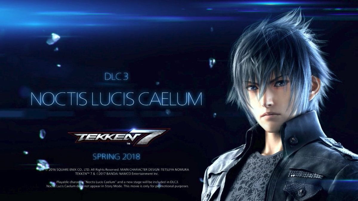 Noctis, de ‘Final Fantasy XV’, se unirá al plantel de ‘Tekken 7’ en primavera de 2018