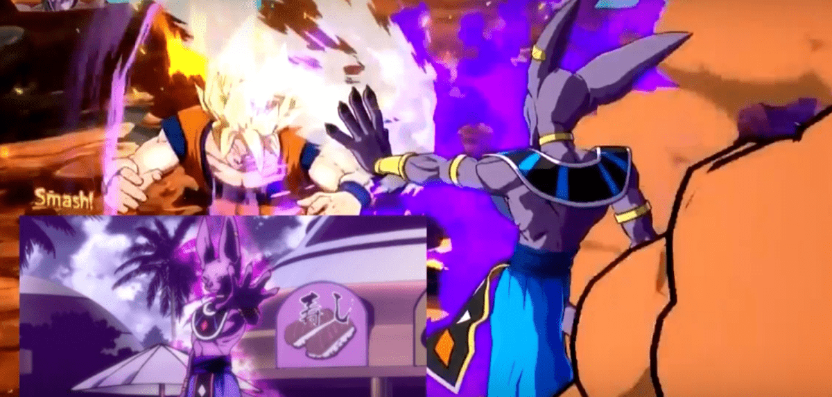‘Dragon Ball FighterZ’: se muestran las referencias al anime y al manga con Beerus