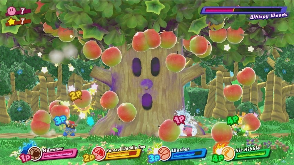 Nuevo vídeo de ‘Kirby: Star Allies’ centrado en Whispy Woods
