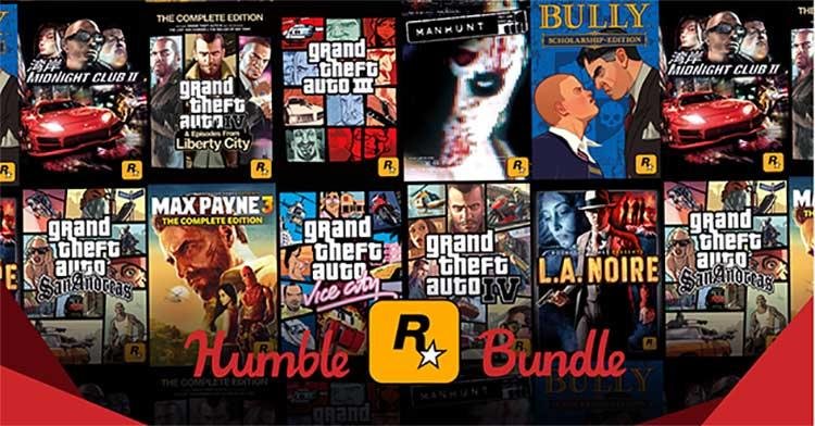 Humble Bundle Rockstar Games, hazte con los mejores títulos de la compañía