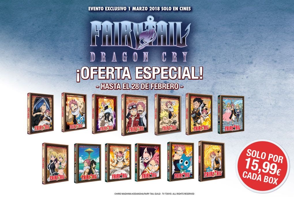 Selecta Visión pone en oferta todos sus productos de ‘Fairy Tail’