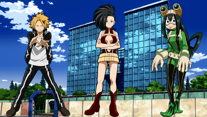 Tsuyu Asui, Momo Yaoyorozu y Denki Kaminari estarán presentes en ‘My Hero Academia: One’s Justice’