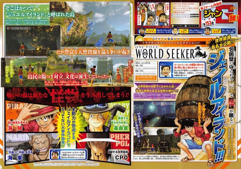 La Weekly Shonen Jump muestra nuevas imágenes de ‘One Piece: World Seeker’