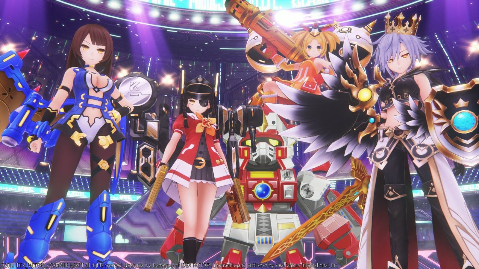 ‘Megadimension Neptunia VIIR’ nos deja ver a las Gold Third y las batallas gigantes