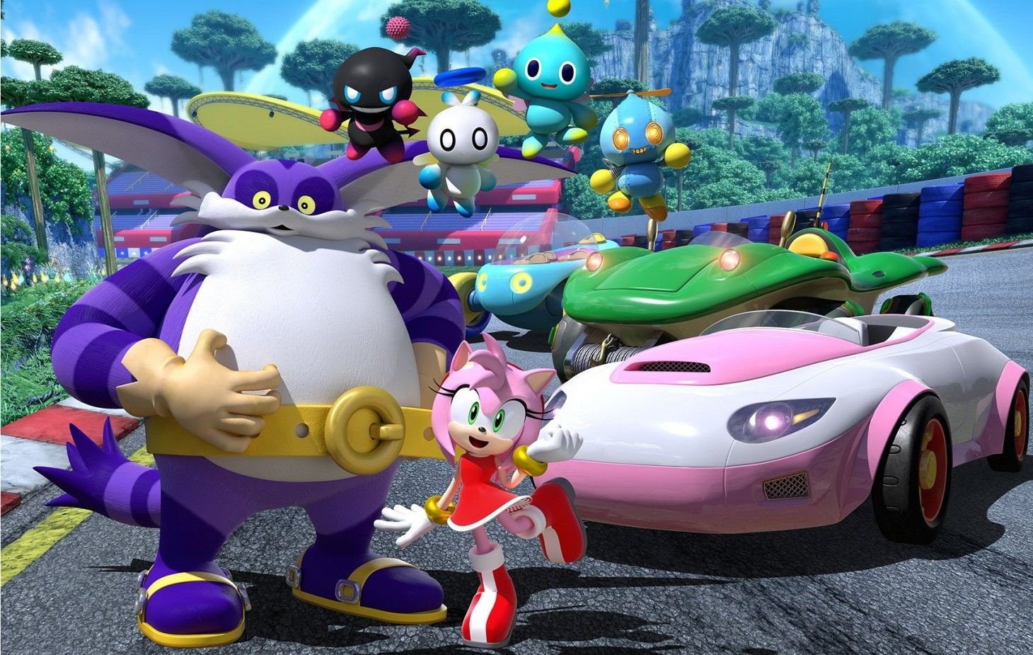 Amy Rose, Big the Cat y Four Chao se unen al elenco de corredores de ‘Team Sonic Racing’