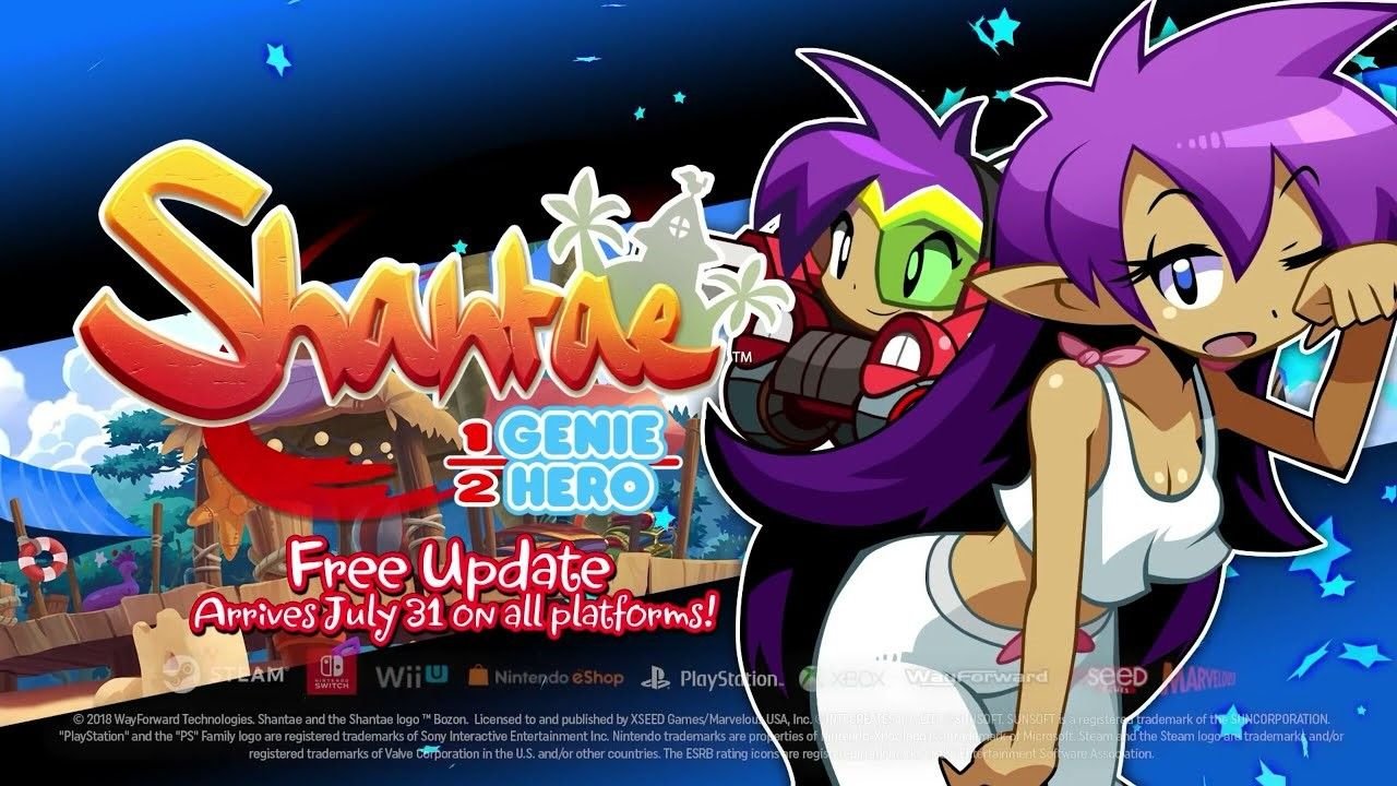 Wayforward lanza nuevo contenido gratuito para ‘Shantae: Half-Genie Hero’