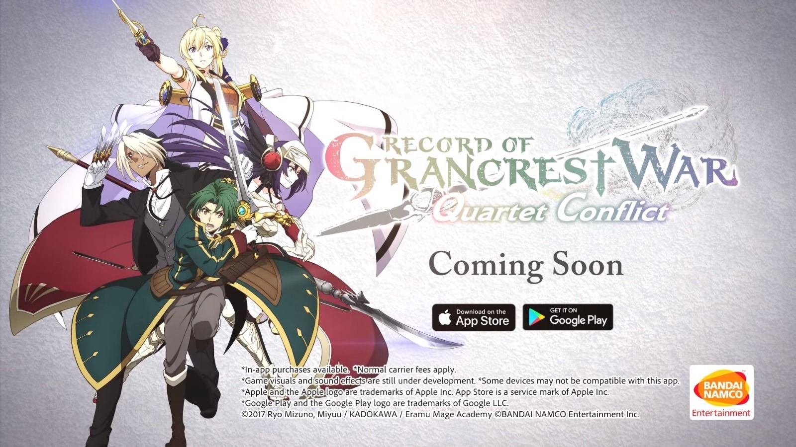 Lleva la guerra a tu smartphone con ‘Record of Grancrest War: Quartet Conflict’