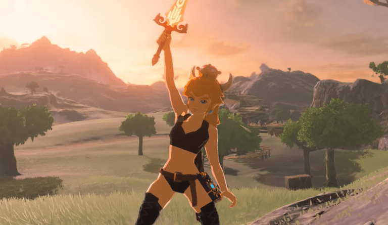 Bowsette llega en forma de mod a 'Zelda: Breath of the Wild'