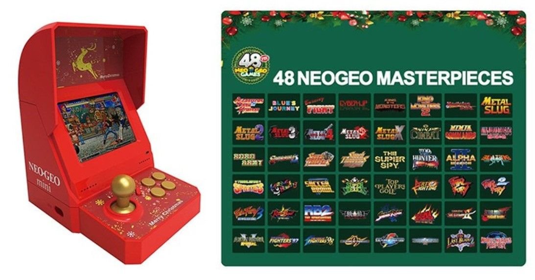 Anunciada la edición especial de navidad de ‘NeoGeo Mini’ que contará con 48 títulos