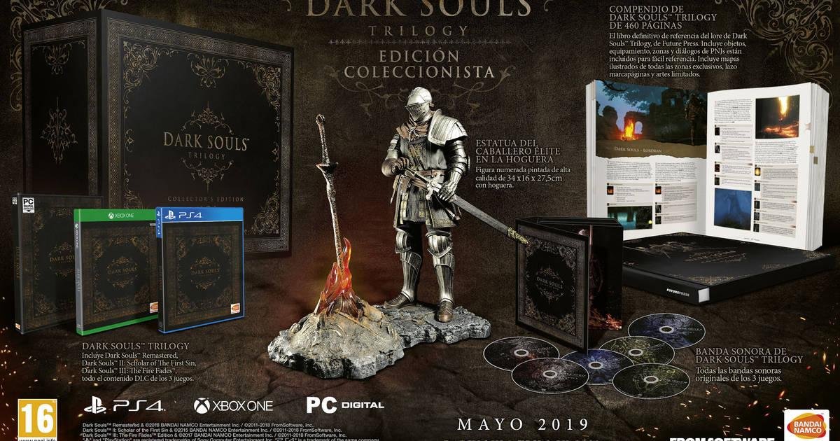 Anunciada la Edición Coleccionista europea de ‘Dark Souls Trilogy’