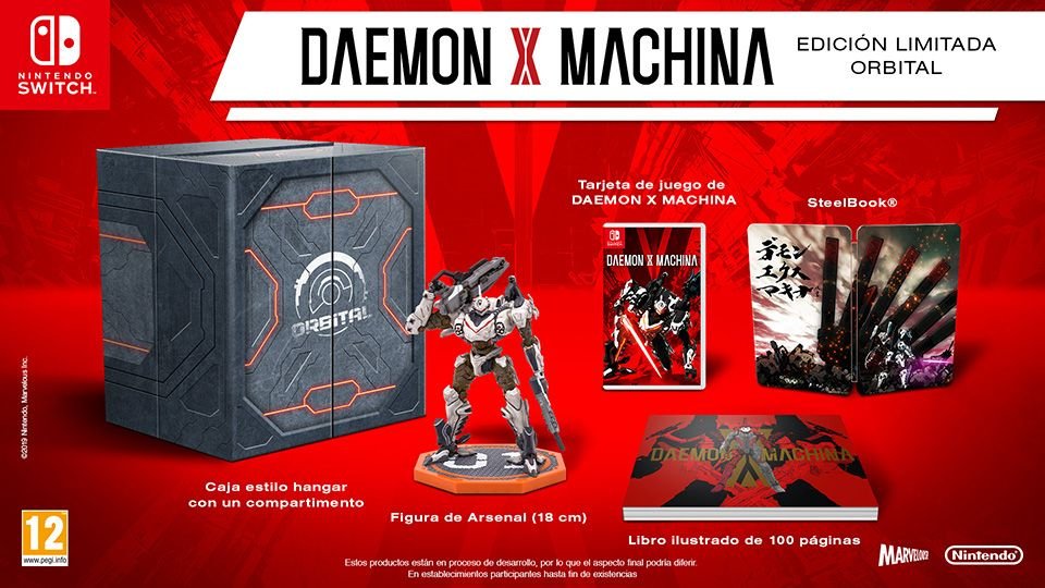 Nintendo revela la Daemon X Machina Edición Limitada Orbital para Europa y Australia