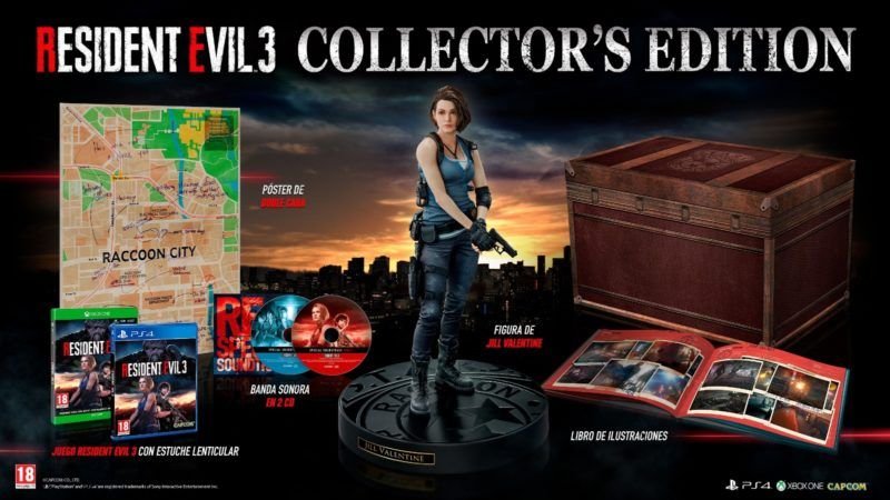 La Edición Coleccionista de ‘Resident Evil 3’ confirma su lanzamiento en Europa