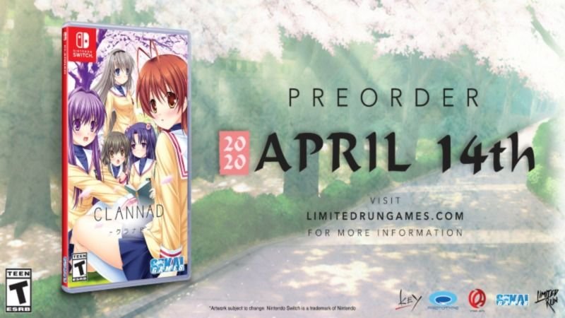 Desde Limited Run Games nos brindarán la posibilidad de hacernos con una copia física de ‘Clannad’ en Switch