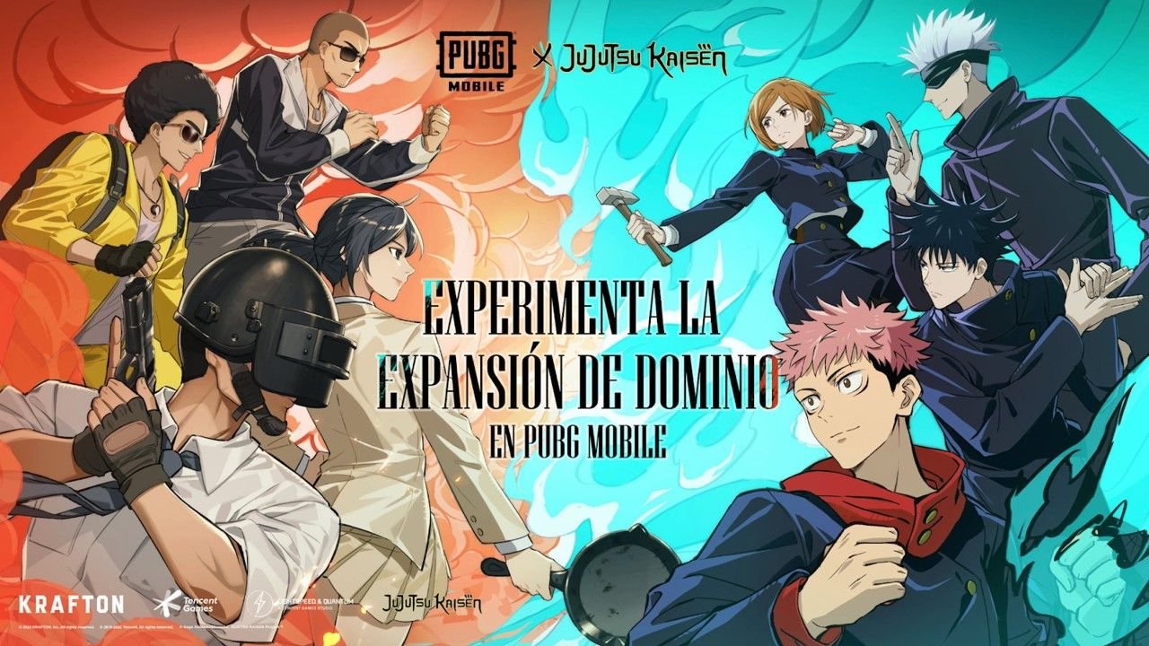 ‘PUBG MOBILE’ y ‘Jujutsu Kaisen’ se unen mediante una curiosa colaboración