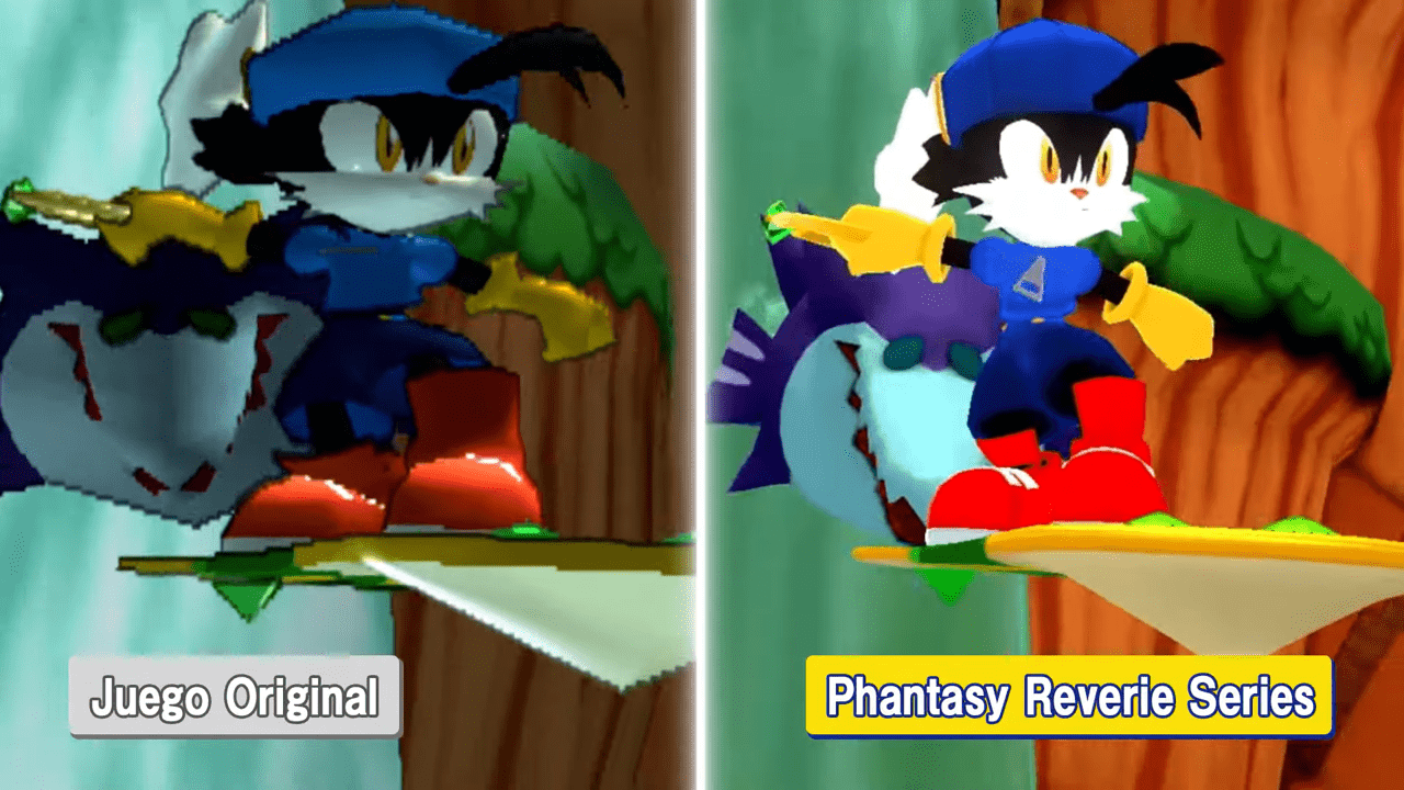 ‘Klonoa Phantasy Reverie Series’ muestra sus mejoras gráficas en un tráiler comparativo