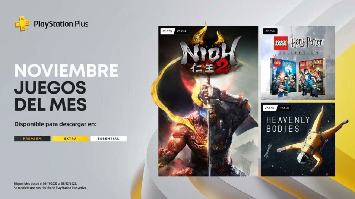 ‘LEGO Harry Potter’ y ‘Nioh 2’ encabezan la lista de títulos de PS Plus en noviembre