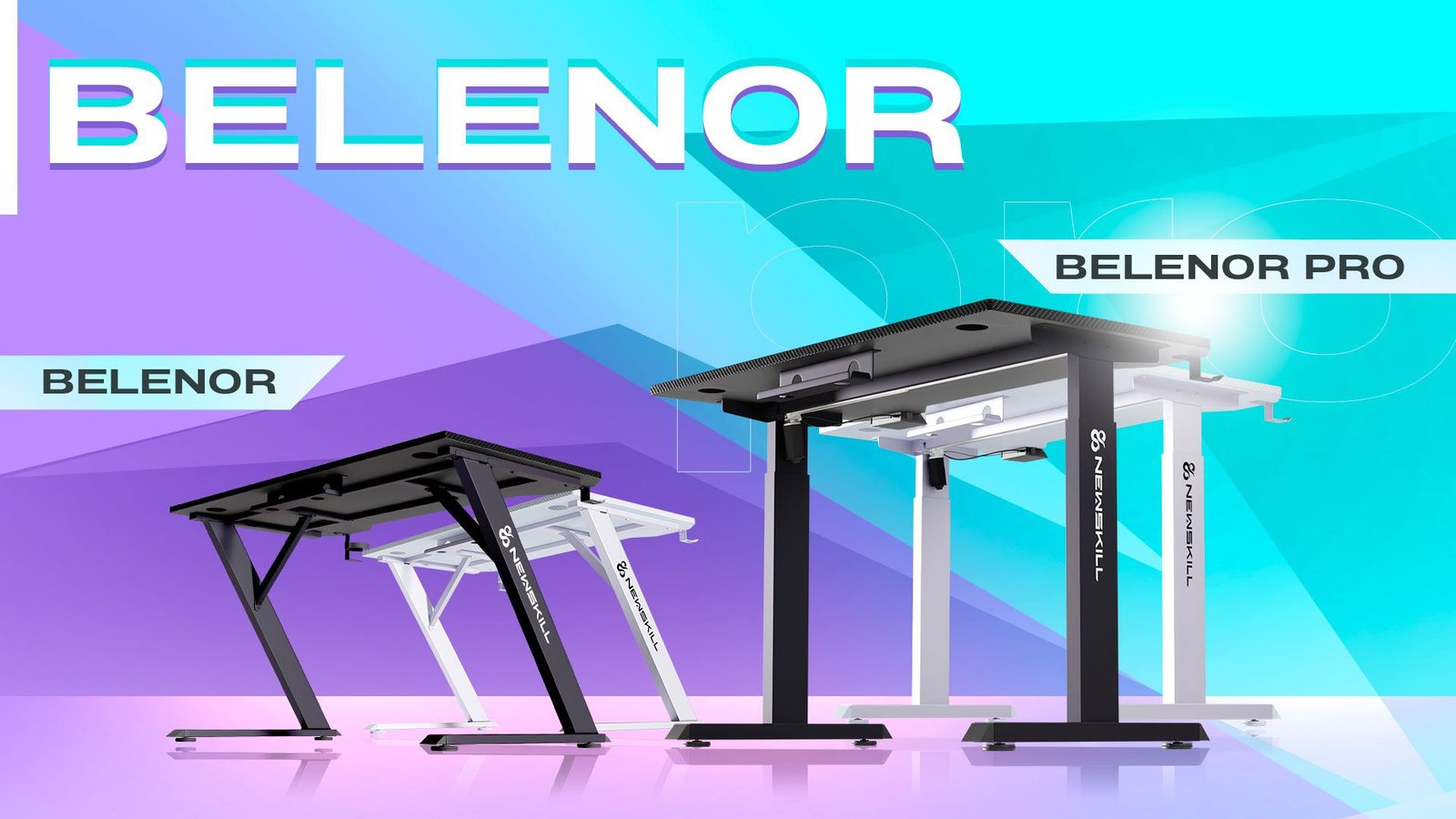 Belenor y Belenor Pro, las nuevas mesas gaming de Newskill, ya están a la venta