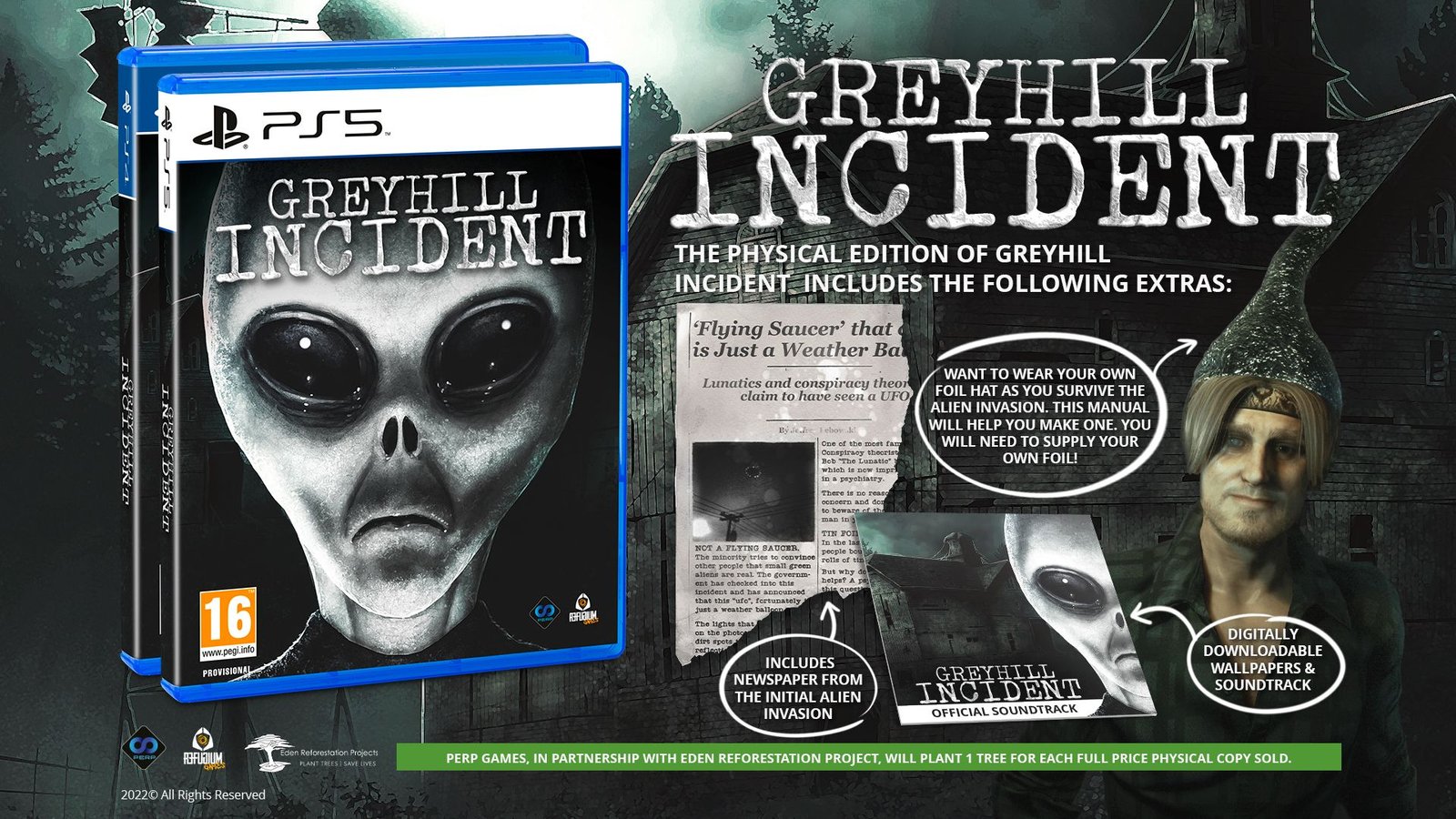 Meridiem Games se apunta a los hombrecitos grises y los gorros de papel de aluminio con ‘Greyhill Incident’