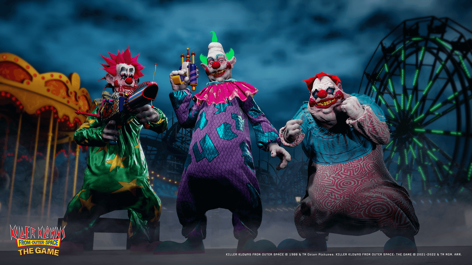 Los maníacos Killer Klowns de ‘Killer Klowns from Outer Space: The Game’ protagonizan un nuevo tráiler