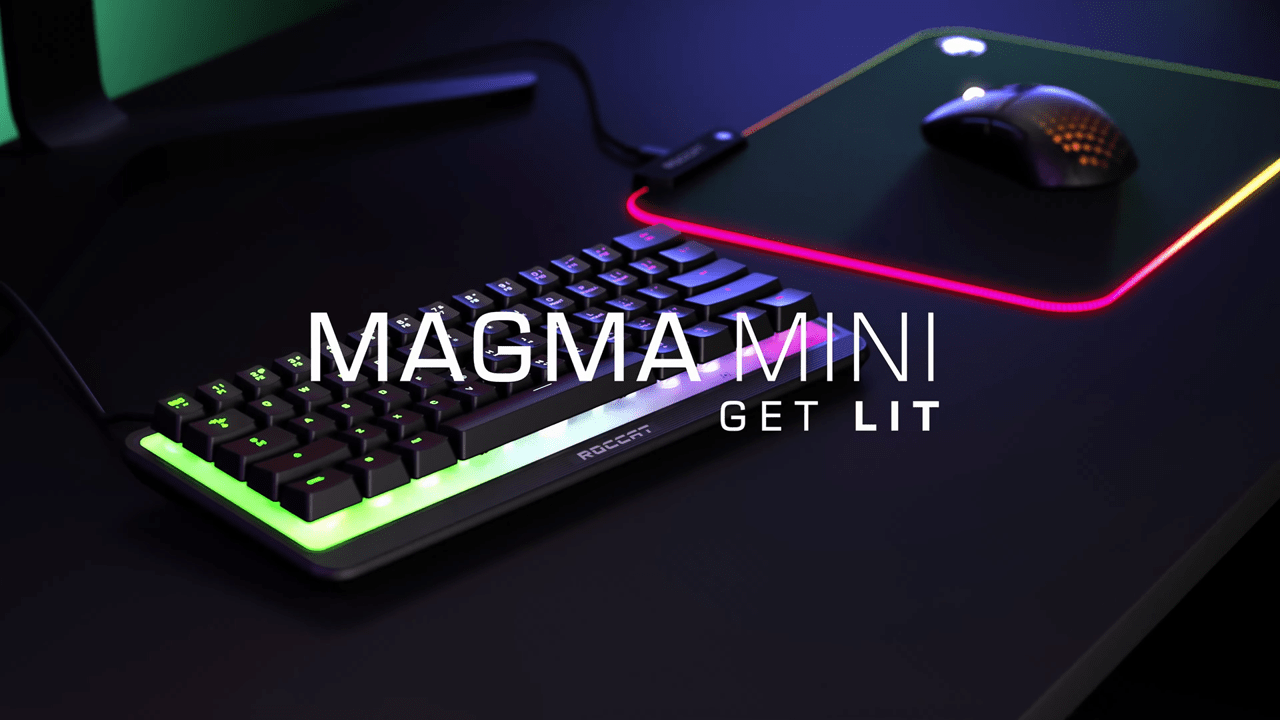 El pequeño teclado gamer Magma Mini de ROCCAT ya está a la venta