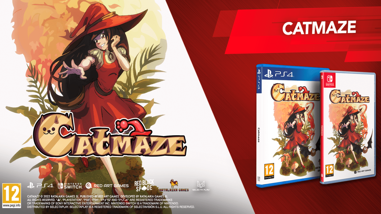 Selecta Play anuncia el lanzamiento físico de ‘Catmaze’ para PlayStation 4 y Nintendo Switch