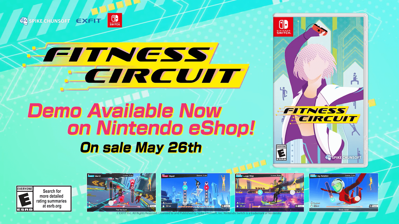 ¿Con ganas de ir entrenando para el veranito? ‘Fitness Circuit’ ya tiene demo en la eShop