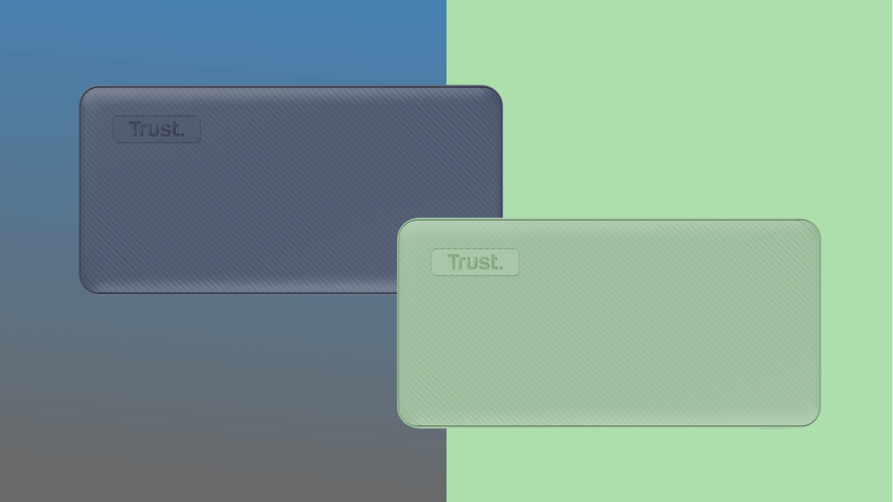 Trust lanza versiones en azul y verde de su power bank ecológica Primo