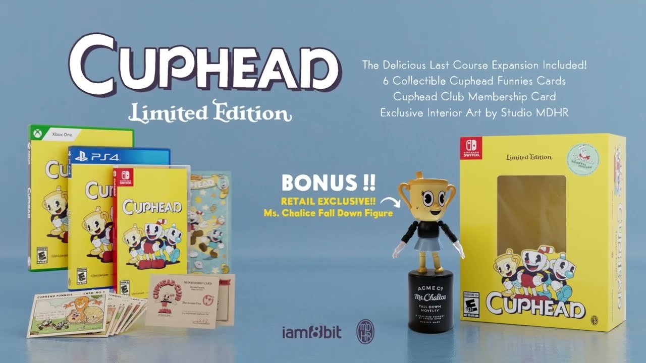 La edición limitada de ‘Cuphead’ estará disponible a finales de junio para PlayStation 4 y Switch