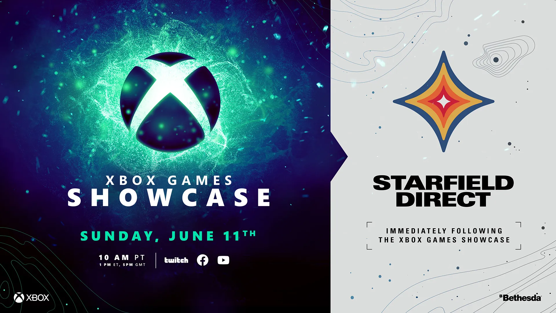 El Xbox Games Showcase se celebrará el 11 de junio seguido de un directo dedicado a ‘Starfield’