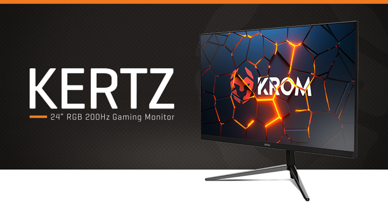 Krom presenta Kertz, su primer monitor