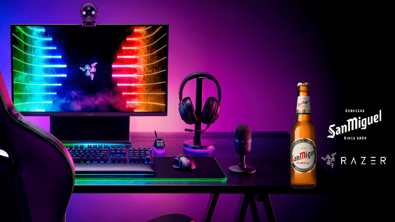 ¿Quieres ganar un año de cerveza gratis? Razer y San Miguel se unen para hacerlo posible