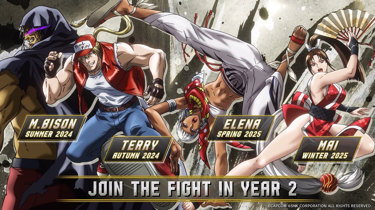 Terry Bogard, Mai Shiranui, Elena y M. Bison llegarán a ‘Street Fighter 6’