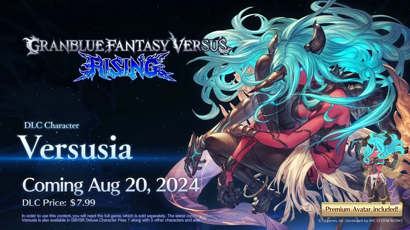 ‘Granblue Fantasy Versus Rising’ revela dos personajes nuevos: Versusia y Vikala