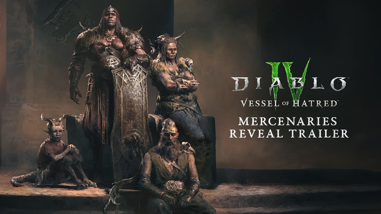 Diablo IV muestra los Mercenarios que estarán en la expansión Vessel of Hatred