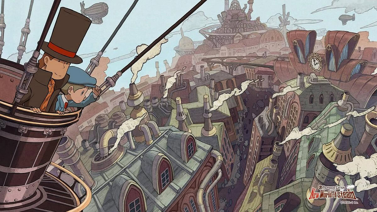 El Profesor Layton y el Nuevo Mundo a Vapor se muestra en un increíble nuevo tráiler